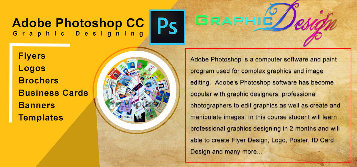 Learn Photoshop in Graphics Designing
